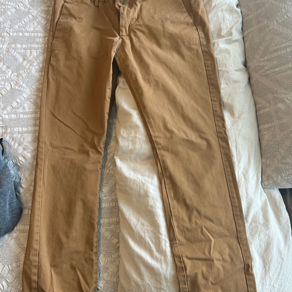 Gap Straight Khaki Pants- 32 x 30